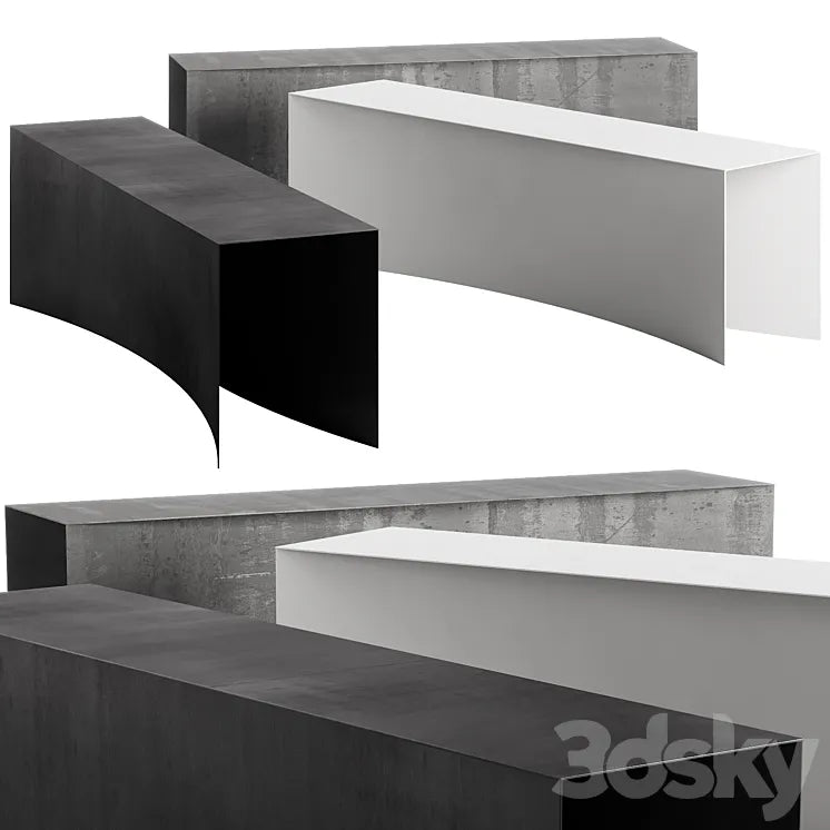 123 Void bench by Desalto 3DSMAX Model