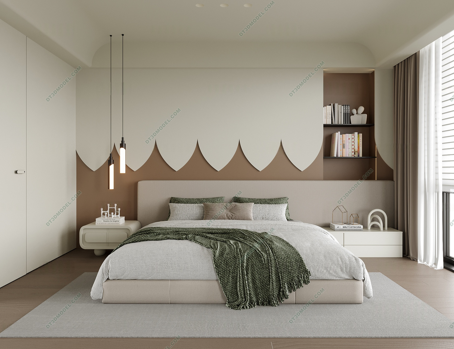 Kid Bed 3D Model – Bedroom 019 | SketchUp Children Bed Furniture Design