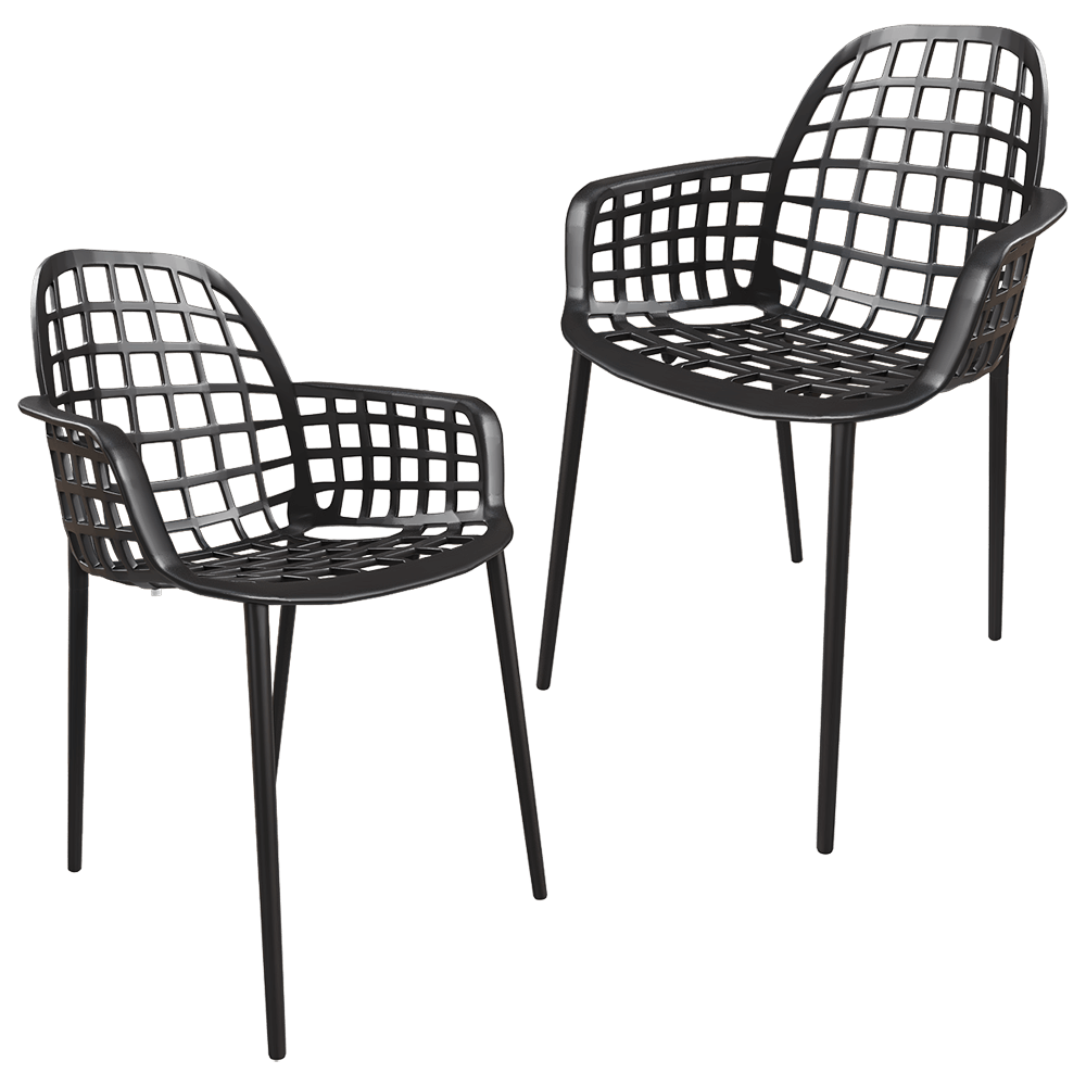 Zuiver Group – Сhair Albert Kuip Garden black 3ds Max