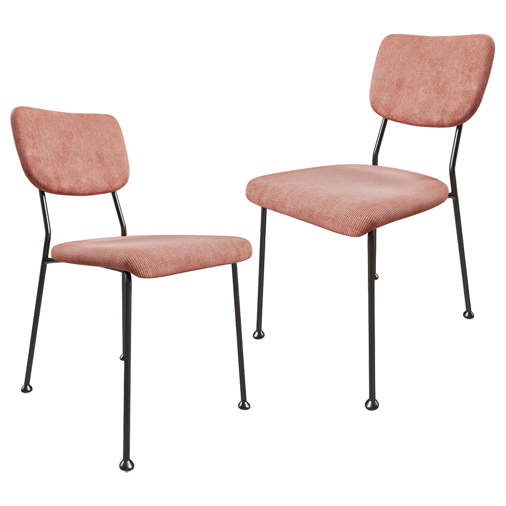 Zuiver Group Chair Benson pink 3ds Max