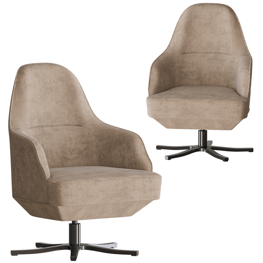 Paolo Castelli – Armchair Venice Office 3ds Max