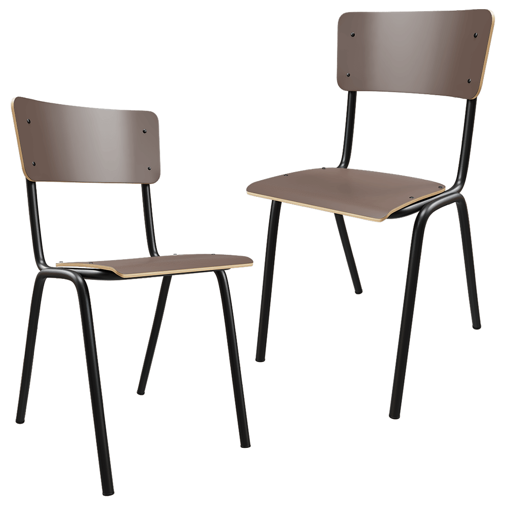 Zuiver Group – Сhair Back to school matte brown 3ds Max