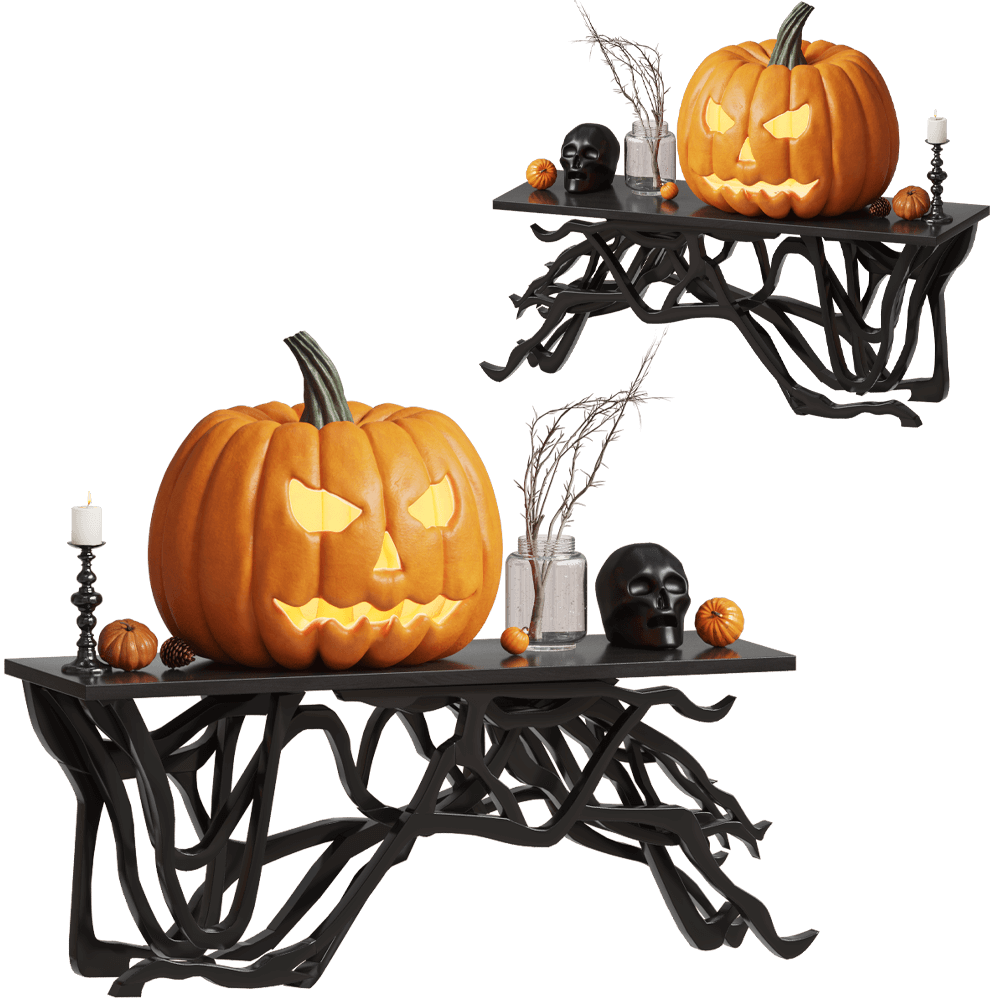 furniture – Halloween decorative set 3ds Max