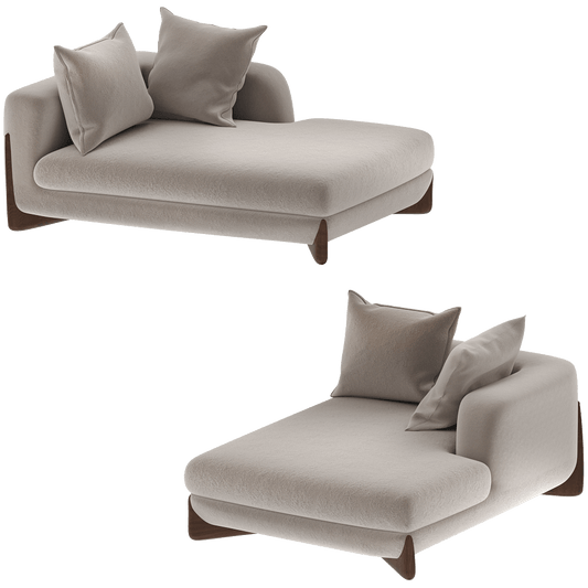 Porada – Modular sofa SOFTBAY CHAISE LONGUE 3ds Max