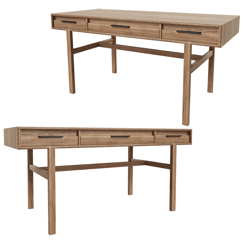 Dantone Home – Desk JP Line 6.0 with 3 drawer 3ds Max