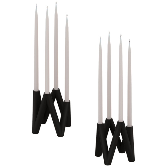 101 Copenhagen – W Candle Holder – Black 3ds Max