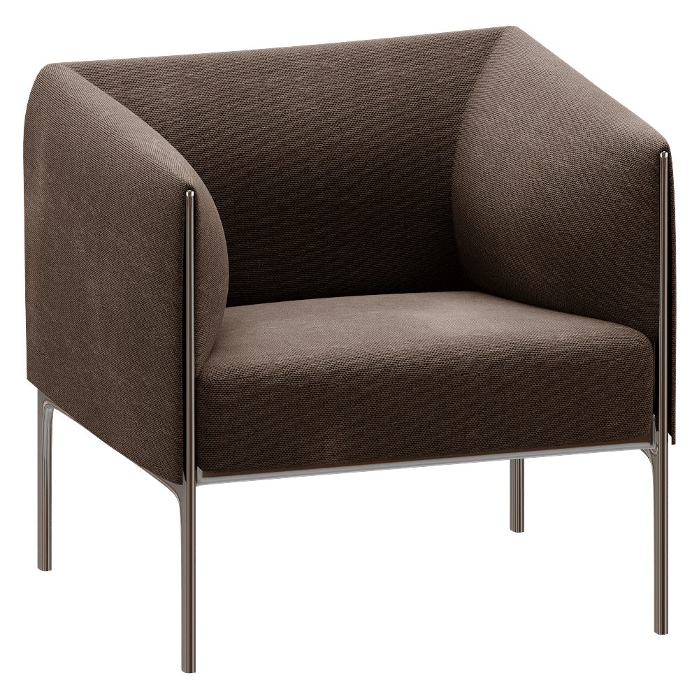 Wilkhahn – Armchair Asienta upholstered with backrests 3ds Max