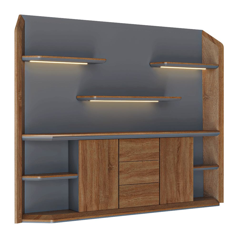 Shin Plaza – Bookshelf MD-T002 3ds Max