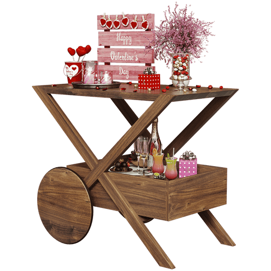 furniture - Trolley With Valentine's Decorations 3ds Max
