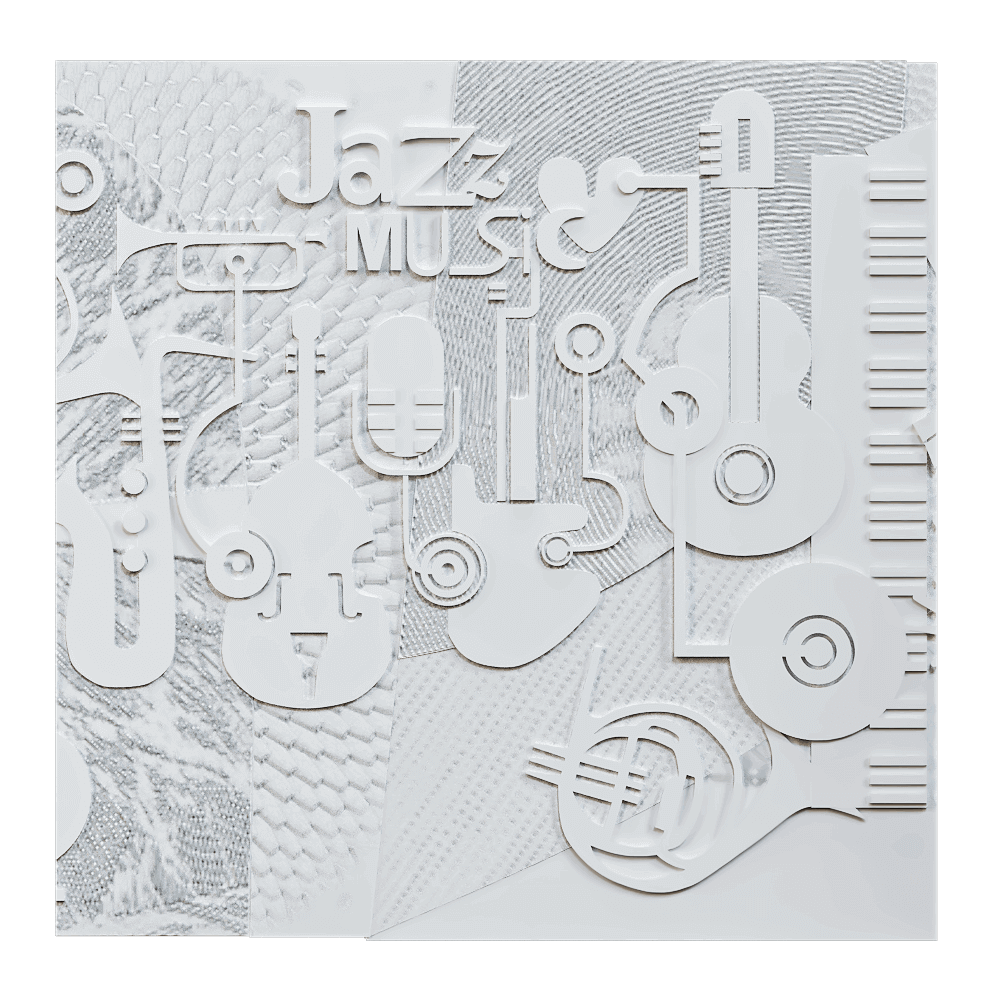 Wall deco – ORCHESTRA B-39 3ds Max