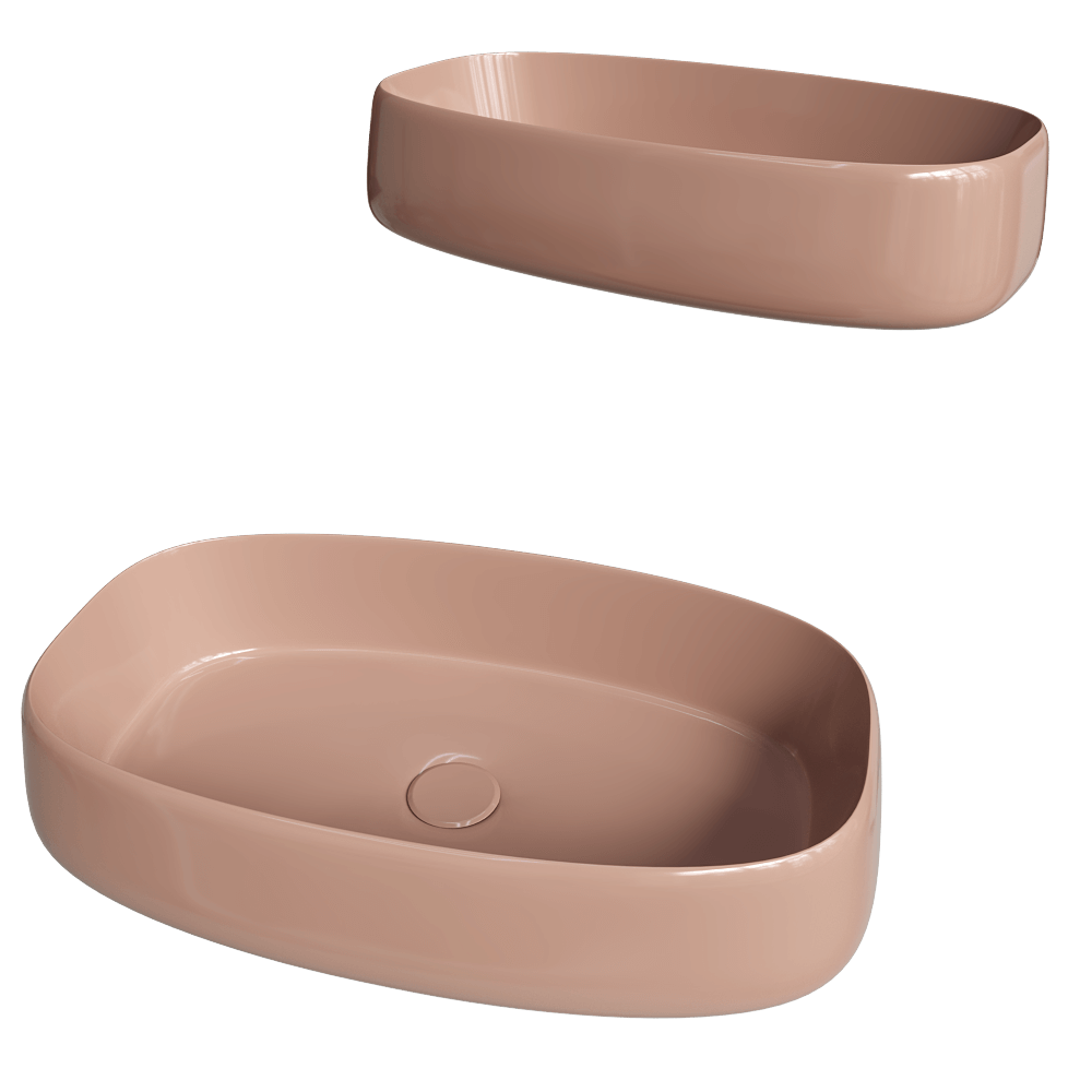 Olympia Ceramica – Washbasin Wave 40x70 3ds Max