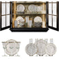 Antique Сupboard With Dishes