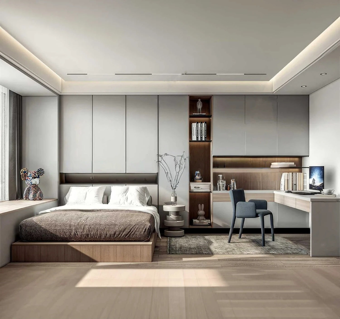 230617. Bedroom Sketchup Enscape 3D Models Free Download !