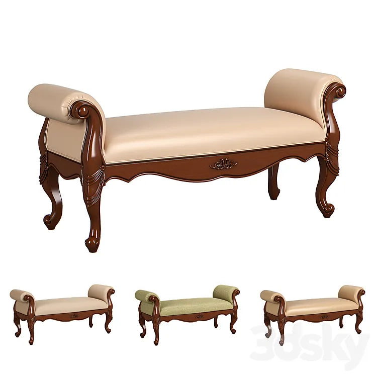 230_1_Carpenter_Bed_bench_1430x518x645 3DSMAX Model