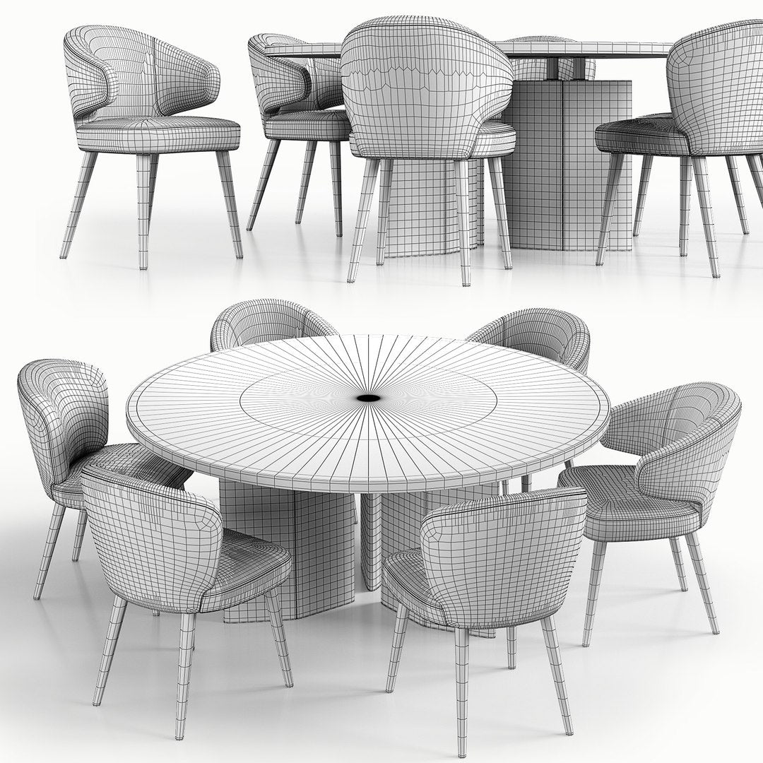 Minotti aston morgan dining set