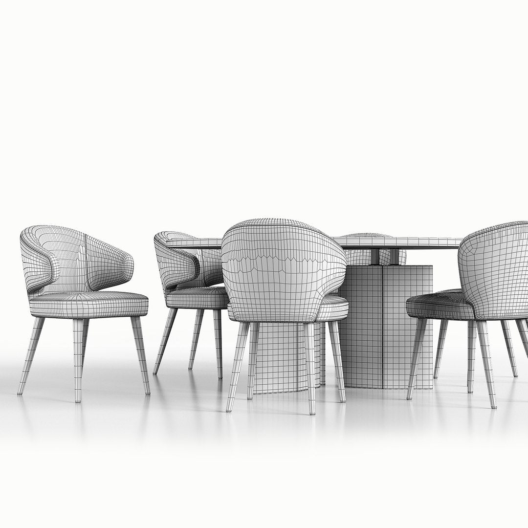 Minotti aston morgan dining set
