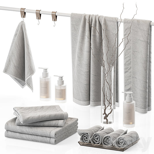 Decorative set for bathroom 04