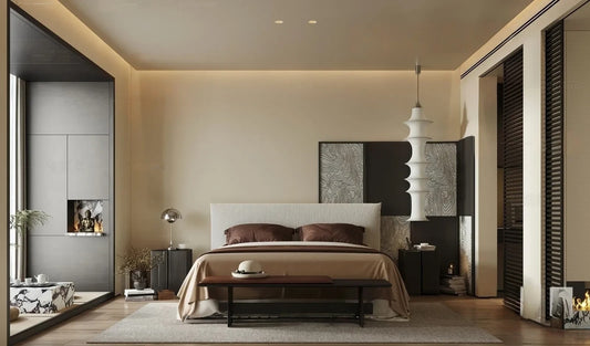 Bedroom 3D Interior Scene Model – Wabi Sabi Style – 058