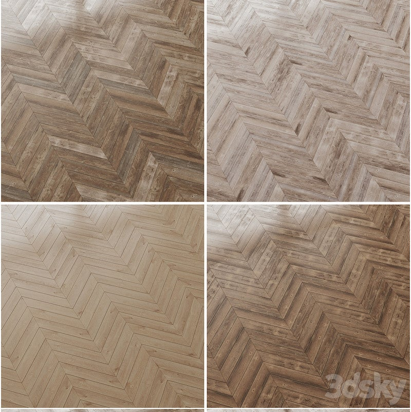 Wood floor Pine Oak Set 3 – textured wood flooring