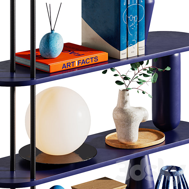 A rack with a bright decor VAZOO 1 from TAMO 3ds Max