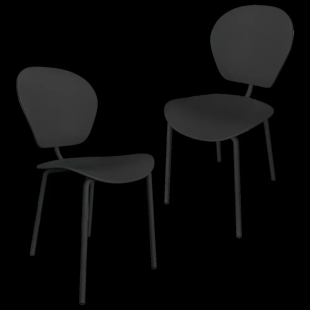 ABBER - Chair The ocean pirate black 3ds Max