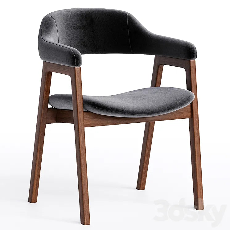 Abilene Upholstered Dining Arm Chair 3DSMAX Model