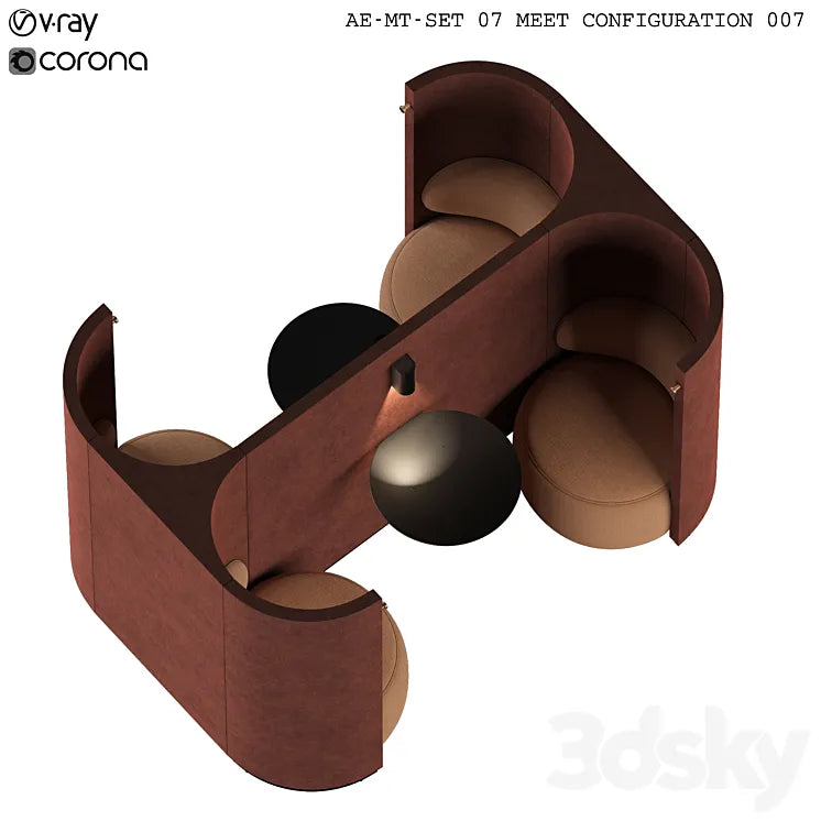 AE-MT-SET 07 MEET CONFIGURATION 007 3DSMAX Model
