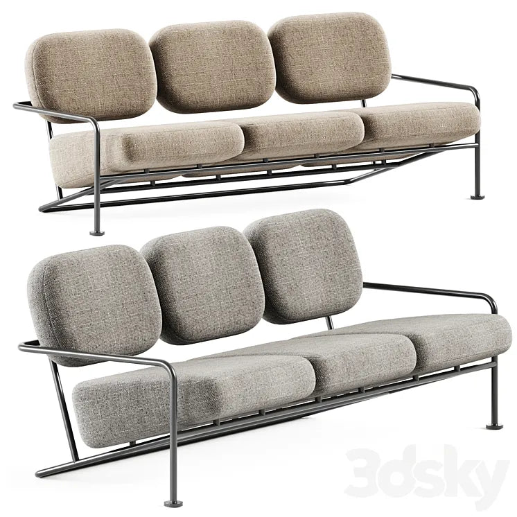 Ahus Sofa by Bla Station / Office sofa 3DSMAX Model