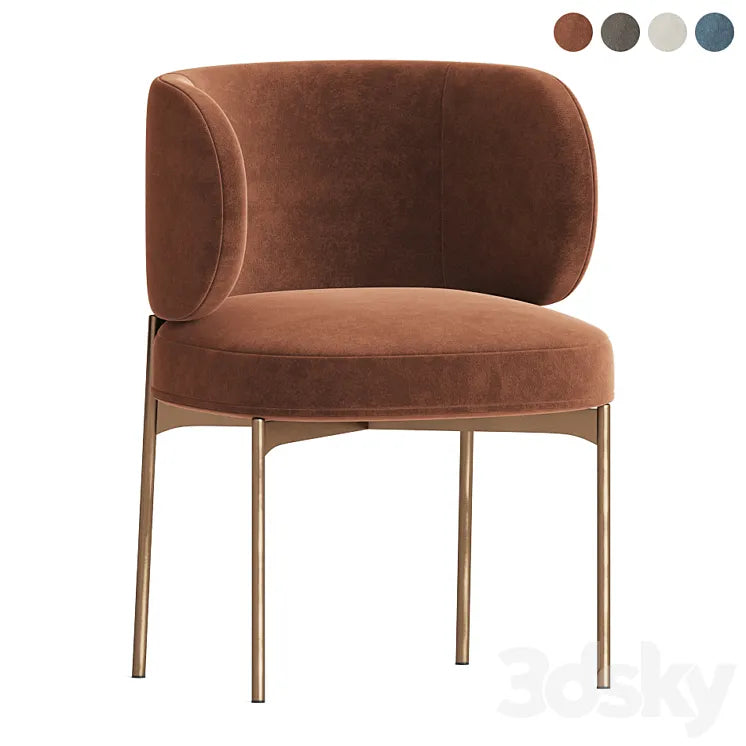 Akiko Chair Gallotti Radice 3DSMAX Model