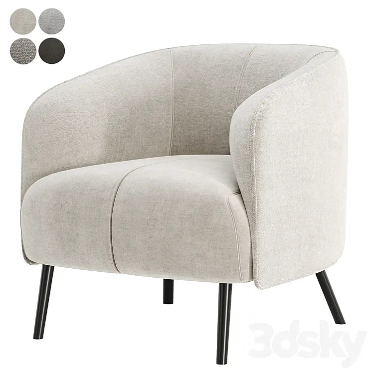 Amalfi Armchair 3DSMAX Model