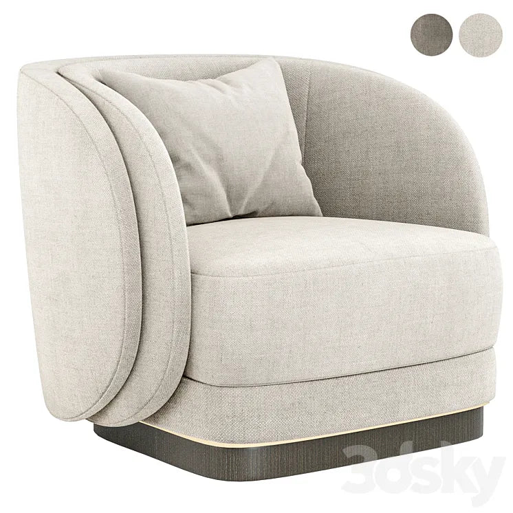 Ambrose Armchair by Laskasas 3DSMAX Model
