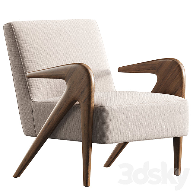 Angelica Lounge Chair 3ds Max