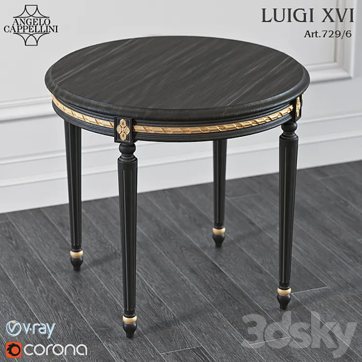 Angelo Cappellini LUIGI XVI 3DSMAX Model