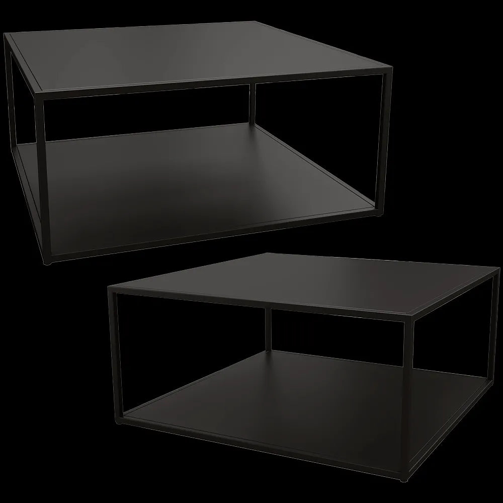 Ansen - Two-level coffee table square 1 3ds Max