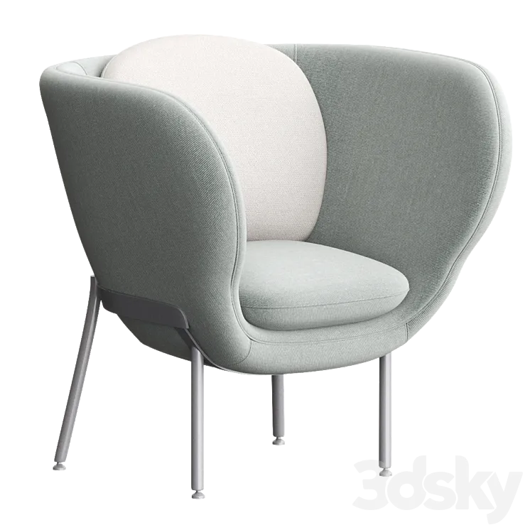 ARMADA Armchair By Moroso 3DSMAX Model