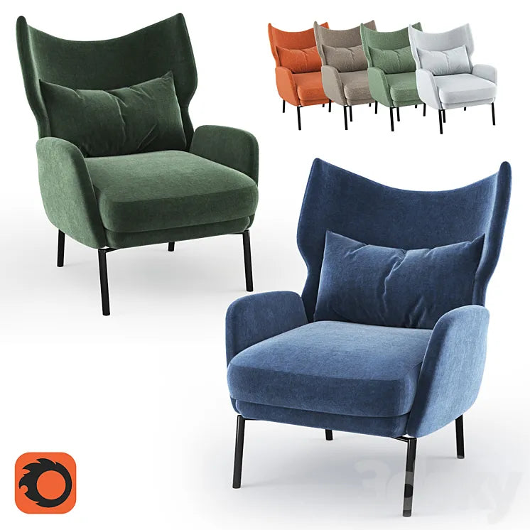Armchair alex 3DSMAX Model