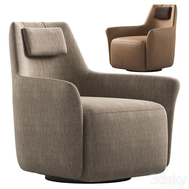 Armchair ALEXANDER by DOMKAPA 3dsMax Model