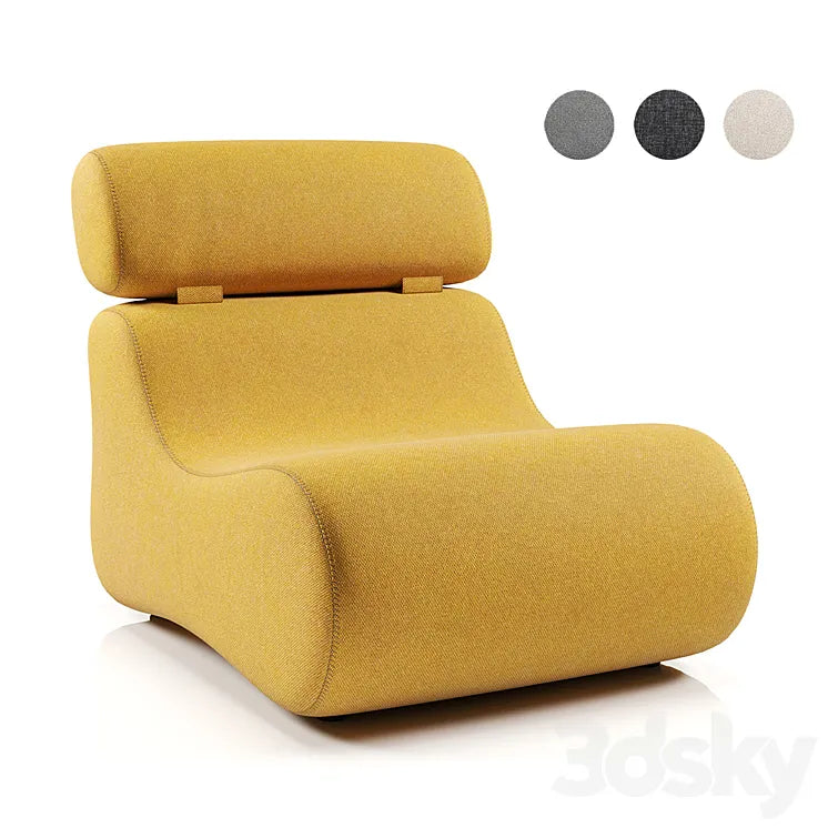 Armchair Club La Forma 3DSMAX Model