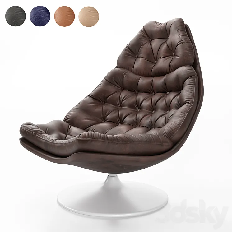 Armchair F588 (Studio TK) 3DSMAX Model