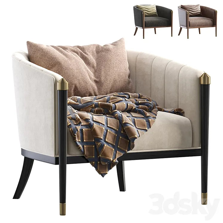 Armchair MUSON by Cazarina Interiors/Кресло МУСОН 3DSMAX Model