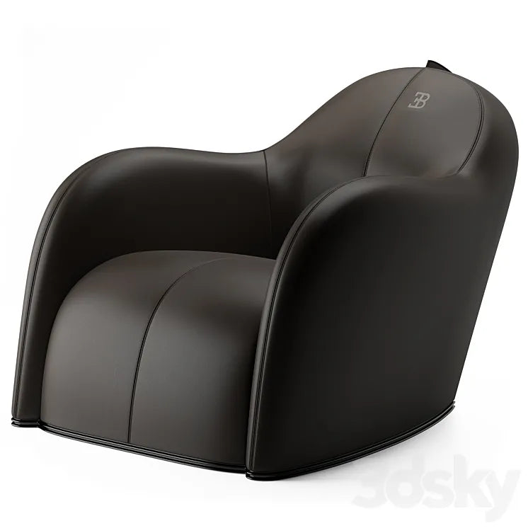 armchair Noire by Bugatti Home 3DSMAX Model