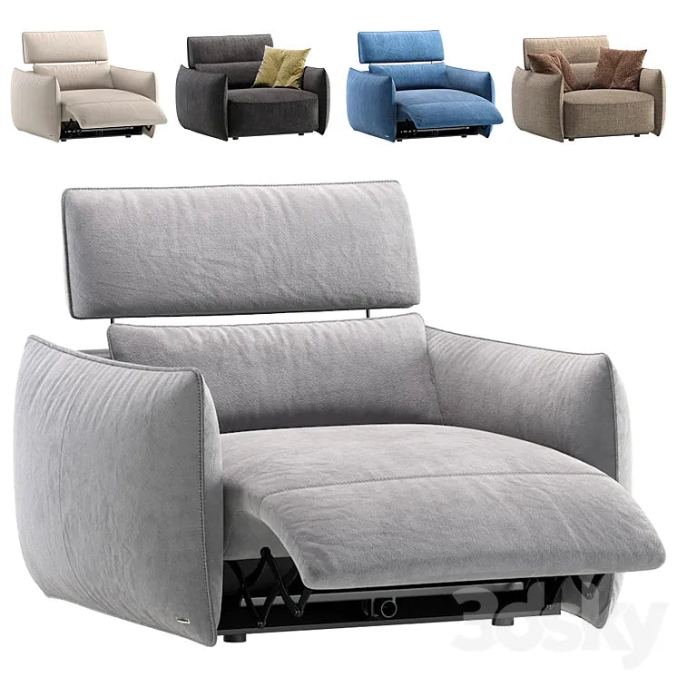 Armchair Stupore C027 By Natuzzi Editions 3DSMAX Model
