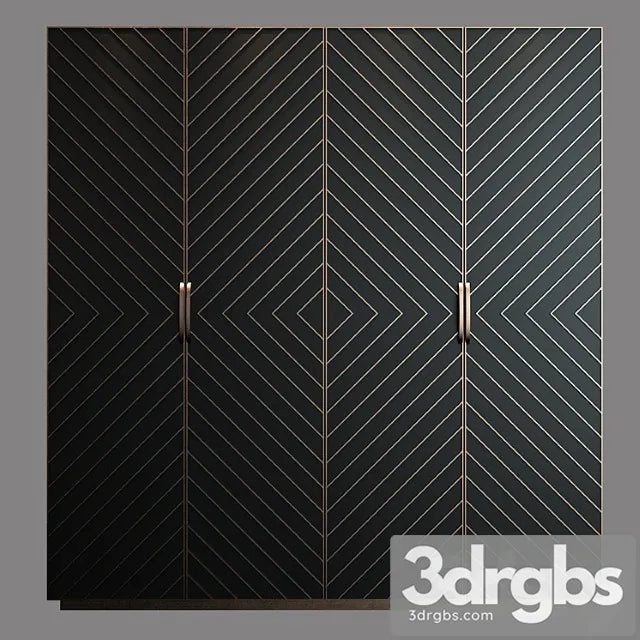 Art deco cabinets 14 3D Model Free