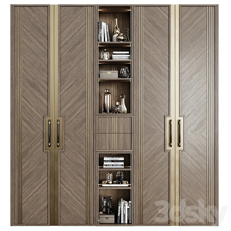 Art Deco Wardrobe 27 3DSMAX Model
