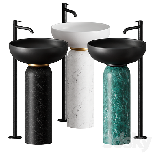 Artceram JOLIE Washbasin 3DS Max