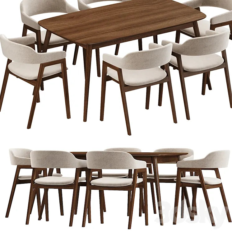 Article Savis Dining Table 3DSMAX Model