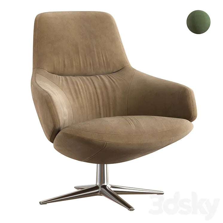 Aston club arm chair 3DSMAX Model