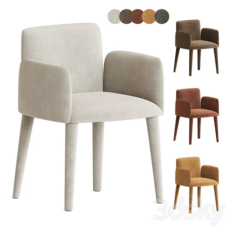 Babi Dining Chair Lema 3DSMAX Model