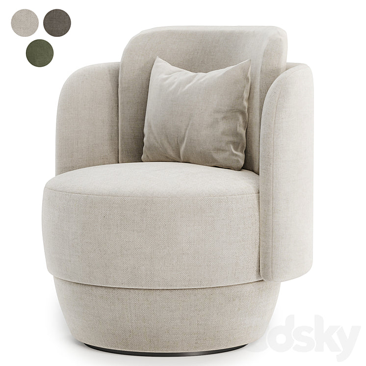 Baltimore arm chair 3DS Max Model