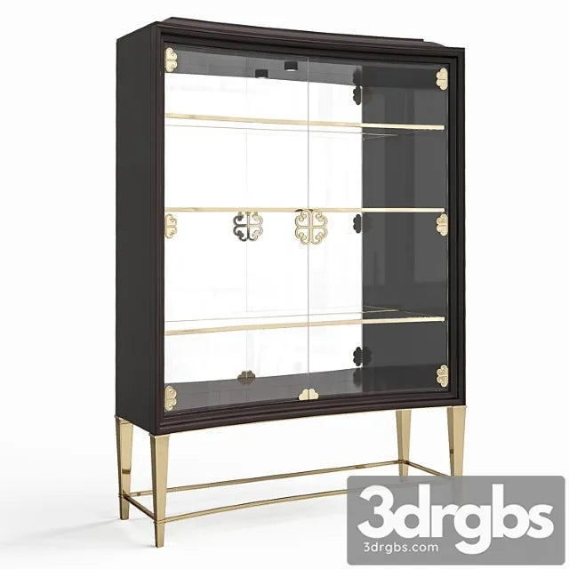 Bar cabinet the connoisseurs display cabinet caracole 3D Model Free